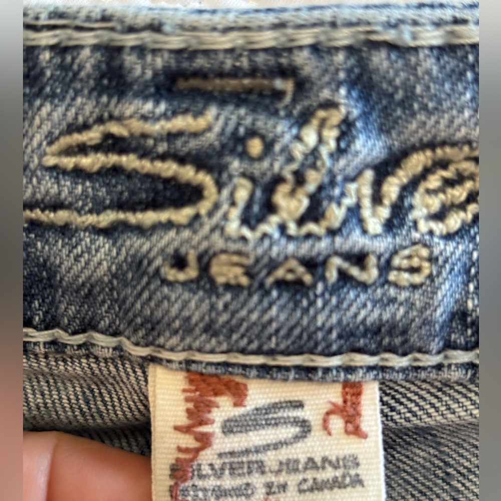 Silver Jeans Eden Bootcut Faded‎ Distressed Y2K size 31 - Picture 4 of 8